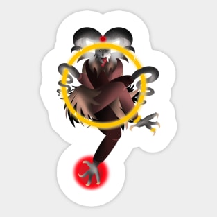 Jolly Satan Sticker